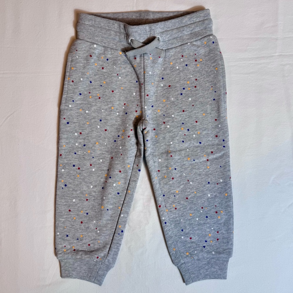 New Stella McCartney Kids Drawstring Sweatpants Boys 24M Girls Multicolor Dots